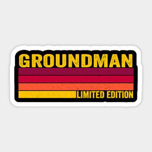 Groundman Sticker